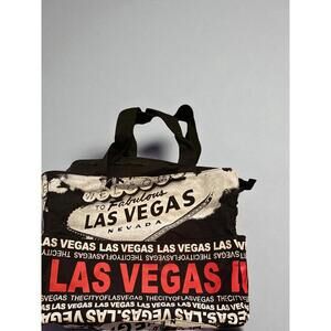Las Vegas Themed Tote Bag Sign Gym Work